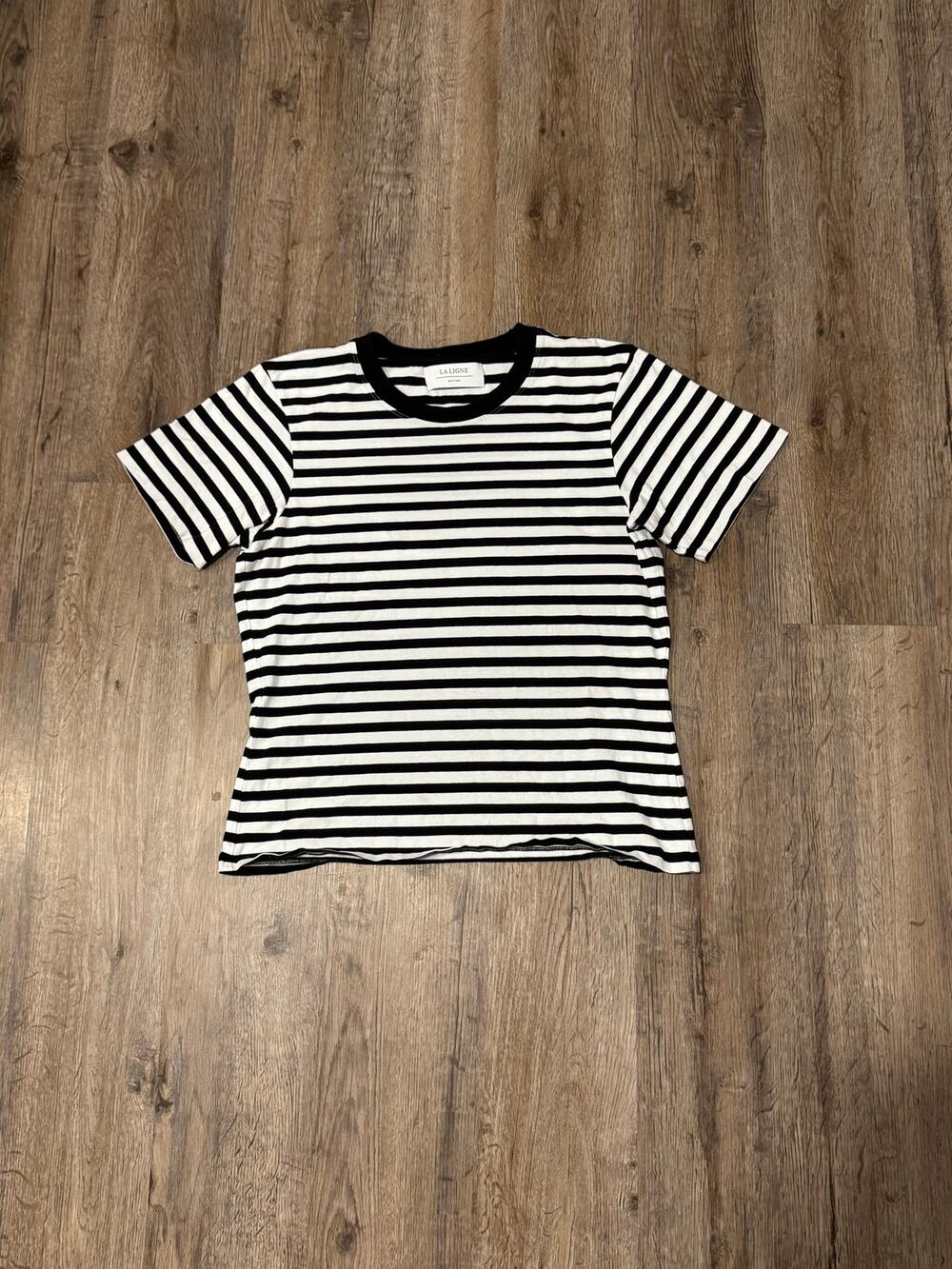 La Ligne Women’s Striped Molly Tee Size Small